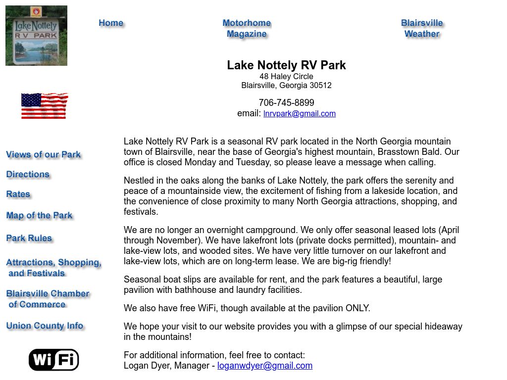 Lake Nottely RV Park Pavilion - Georgia Campgrounds Member located in  Blairsville